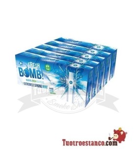 Tubos Fresh Bomb! Menta Fuerte Artic, 5 Cajitas de 100 Tubos