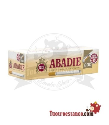 Tubos Abadie 200 filtro largo, 1 cajita de 200 tubos