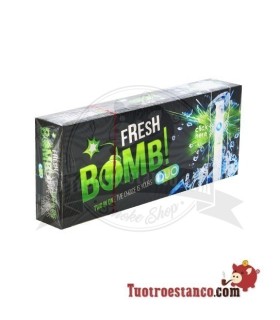 Tubos Fresh Bomb! Menta, 1 cajita de 100 tubos
