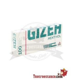 Tubes Gizeh Menthol 100ud(1x10)