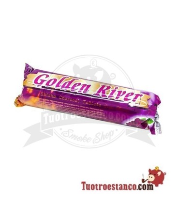 Carbón Golden river 40mm sabor: manzana
