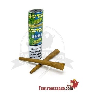 Papel Cono Cyclone de cañamo 2u Blue