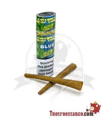 Papel Cono Cyclone de cañamo 2u Blue