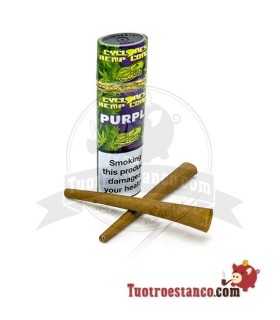 Cône en papier Cyclone chanvre 2u Purpple