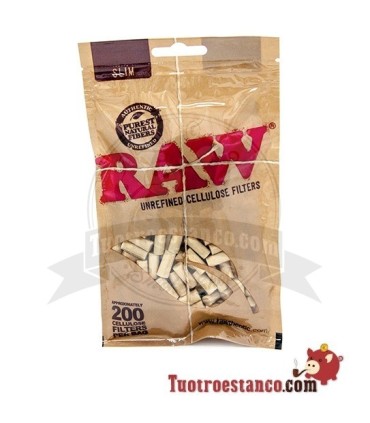 Les filtres Raw Slim 600 200 filtres de cellulose