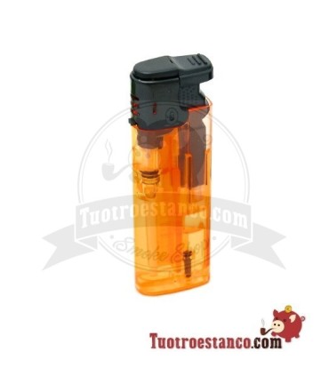 Encendedor Soplete Buzz, color naranja.