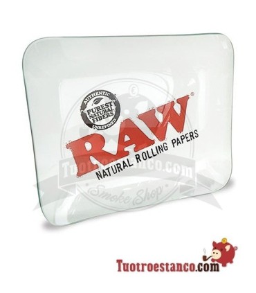 Bandeja RAW de cristal 36 x 28 cm, edición limitada.