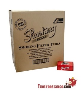 Tubos Smoking 100 cajitas de 100 tubos(Cajón)