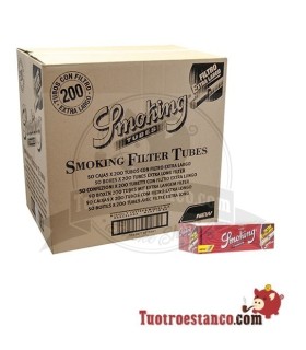 Tubos Smoking largos  50  cajitas de 200  tubos(Cajón)