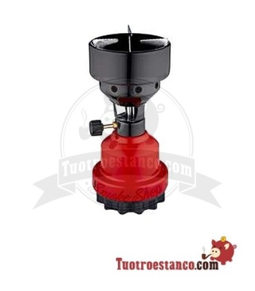 Hornillo de gas Coala en color rojo.