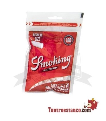 Fitros Fumeurs réguliers de 8mm (rouge)