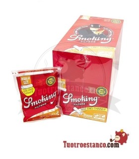 Filtros Smoking Regular 7,5 mm, 25 bolsitas de 120 filtros