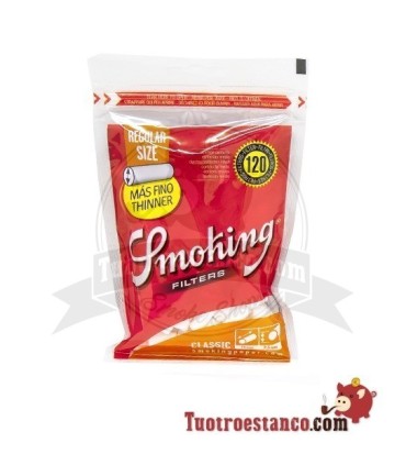 Filtros Smoking Regular de 7,5 mm, 120 filtros