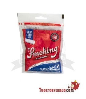 Filtros Smoking largos de 6 mm, 120 filtros