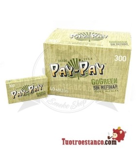 Papel Pay-pay Alfalfa verde 40 libritos de 300 hojas