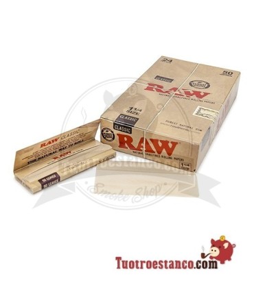 Papier BRUT 1 1/4 (50 feuilles) 24 livrets