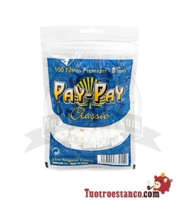 Filtros Pay-Pay de 8 mm 100 filtros