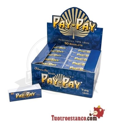 Filtros de cartón Pay-Pay, 50 libritos.