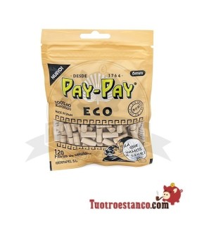 Filtros Pay-Pay 6mm Orgánicos 120u