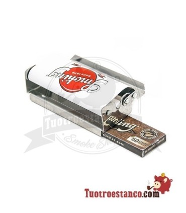 Máquina de liar metálica Smoking de 70 mm con librito de regalo