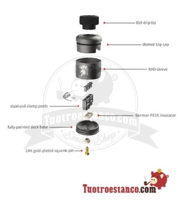 RDA Wotofo Guerrier d'Or