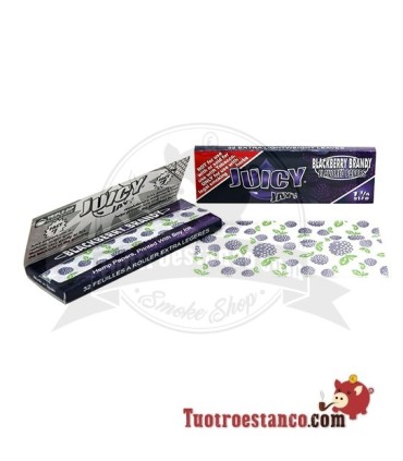 Papel Juicy Jay 1 1/4 78 mm sabor Mora