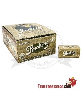 Papel Smoking Orgánico Rollo de 4 m - 24 libritos