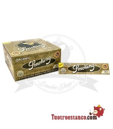 Papel Smoking Orgánico King Size de 110 mm - 50 libritos
