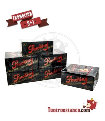 PROMOCIÓN 5 + 1 Papel Smoking King Size (1 x 50)
