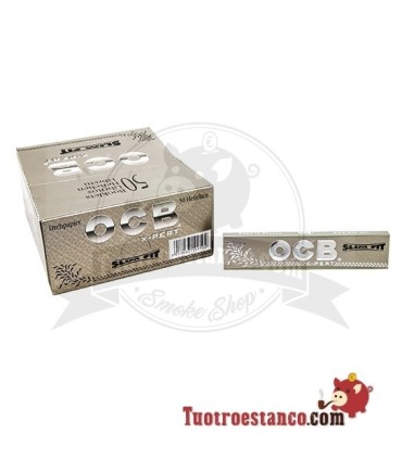 Papel OCB X-Pert Slim de 110 mm, 50 libritos.