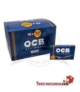 Papel OCB Ultimate 300 de 1 1/4 - 40 libritos.