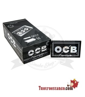 Papel OCB Premium Doble Ventana Nº 4 de 70 mm, 25 libritos