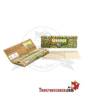 Papel de liar 1 1/4 mide 78 mm x 38mm. 100% natural.