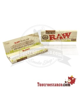 Papel Raw orgánico corto 70 mm