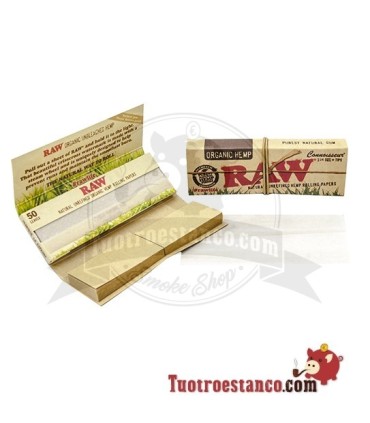 Papel Raw orgánico 1 1/4 + tips