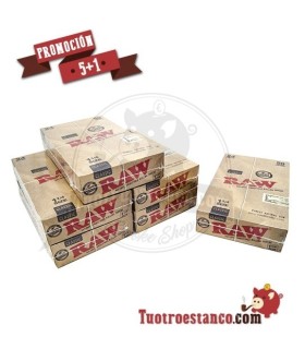 PROMOTION 5+1Papel BRUT 1 1/4 5 cartons + 1 Gratuit - 144 livrets