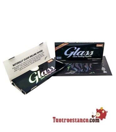 Papel Glass Transparente King Size Ancho de 110 mm