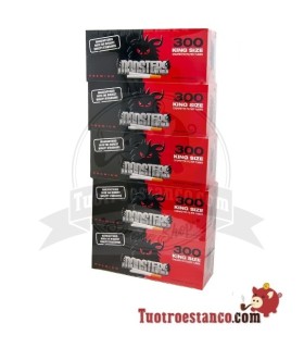 Tubos Monster King Size 5 cajitas de 300 tubos