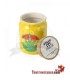 Vaso in Ceramica Foglia Rasta Giallo 300 ml