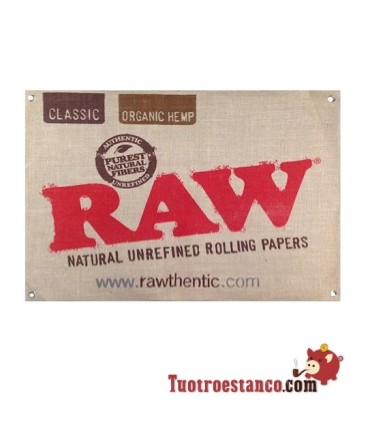 Cartel de Tela de Cáñamo RAW