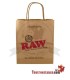 Sac de papier de Raw 26 cm x 23 cm