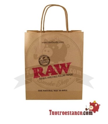 Bolsa de papel Raw 26 cm x 23 cm