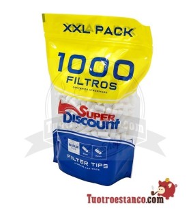 Les filtres SuperDiscount Régulière de 8 mm Sac XXL 1000 filtres