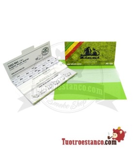 110mm King Size Green Ziggi Paper + Tips