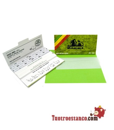 Papel Ziggi King Size Green 110 mm + Tips
