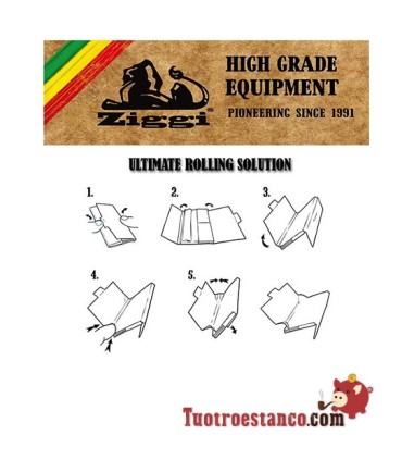 Ziggi King Size Blaues Papier 110 mm + Spitzen