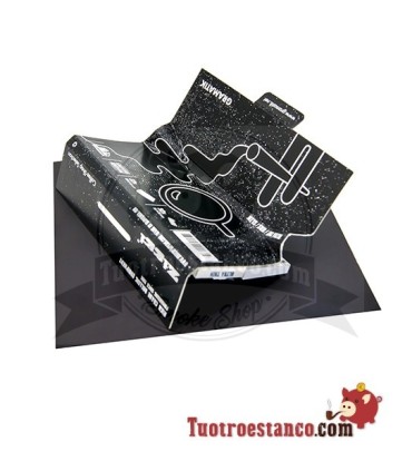 Ziggi King Size Schwarzes Papier 110 mm + Spitzen