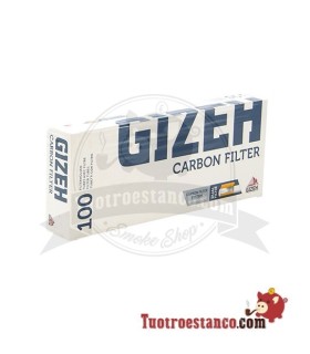 Tubos Gizeh Carvão Vegetal - 1 caixa de 100 unidades