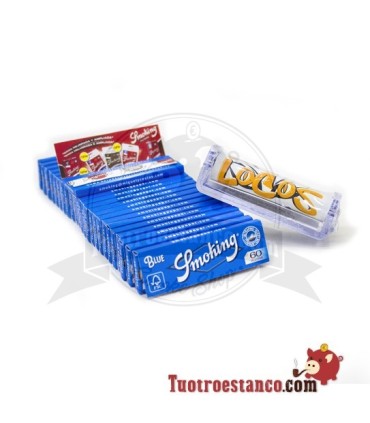 Pack 25 Smoking Bleu + 70 mm crazy machine