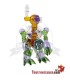 Bong de cristal Supersmoker SpaceRobot 21 cm